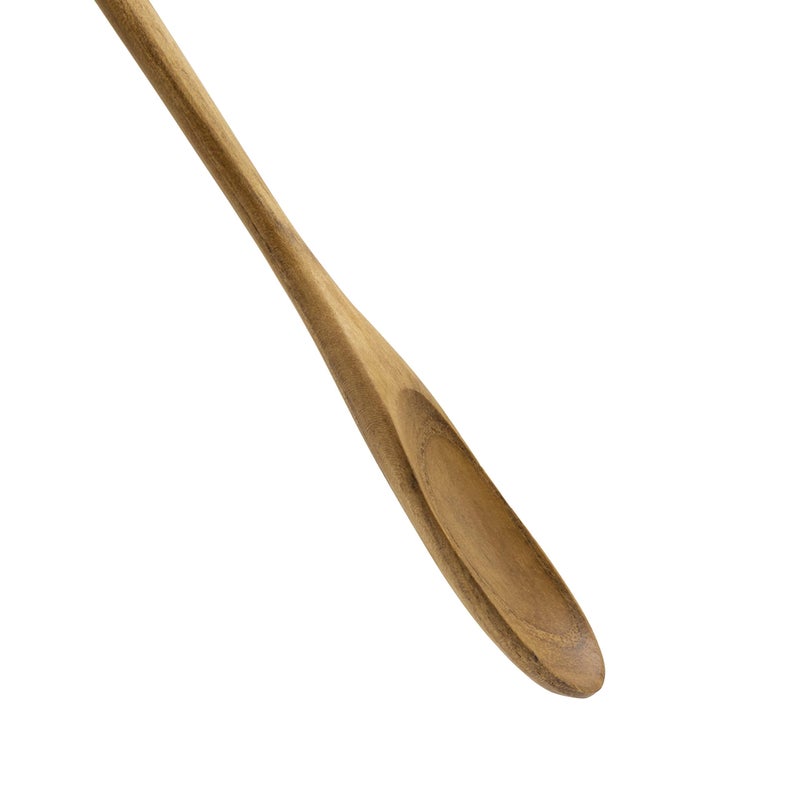 FAAY - 4 Pcs 9.5â€ Long Teak Spoon, Chef Testing Spoons, Handcrafted Cocktail Stirring, Tea, Drip/French Press Coffee, Milkshake, Cold Drink, Mixing Spoons - Image 2